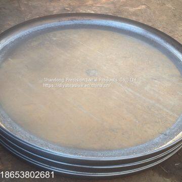 Large diameter thickness wall Boiler flat bottom heads with punch holes