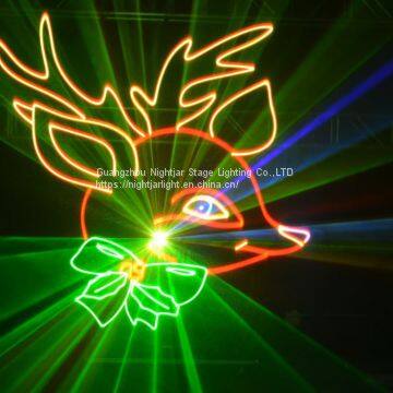 （NJ-DRGB2）2W Hot Sell RGB Full Color Animation Laser Light photo-2