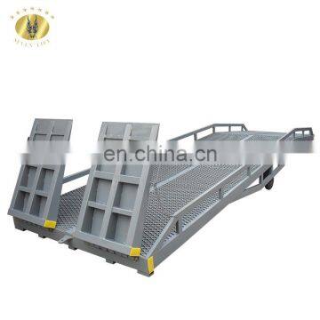 7LYQ Shandong SevenLift mobile yard cargo truck container unloading access floor garage steel ramp