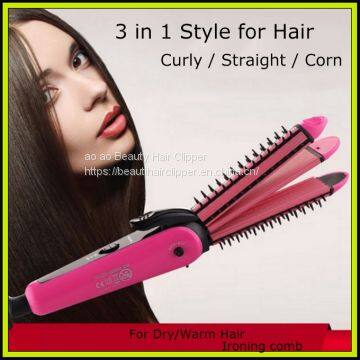 NHC-8890 Hair Curler 3 in 1 Type Hair Trimmer