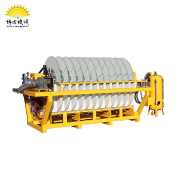 Lead and zinc concentrate dewatering machine and filter press