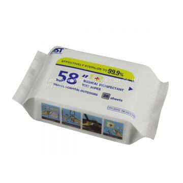 Alcohol Free Medical Wipes Antiseptic Wet Wipes ,Antibacterial Wipes photo-3