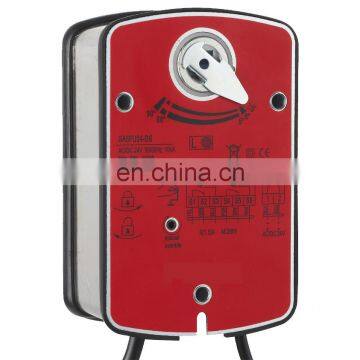 5Nm on/off type 24v fire smoke damper actuator with Auxiliary switch & thermal sensor SAF72 for hvac system