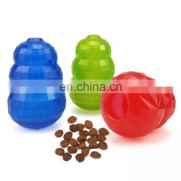 2020 new arrival fashionable design gourd shape dog chew toy crystal like dog leakage toy