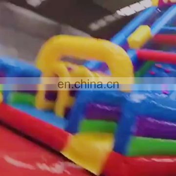 factory direct sale commercial Vertical Rush Double Obstacle Slide