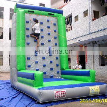 Inflatable climbing wall sport game for adult