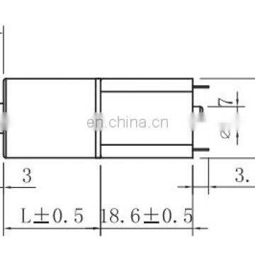 MBI-16A030 10-500rpm 6.0V 3V 16MM DC Small Metal Brush Spur Gear Motor for Padlocks and Smart Home Use