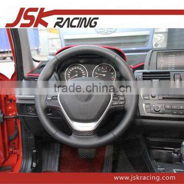 2012-2014 CARBON FIBER STEERING WHEEL COVER FOR BMW 1 SERIES F20 (JSK080930)