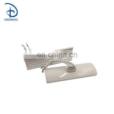 220V 240*60mm Curved Ceramic Far Infrared Heater 650W/1000W IR Hetaing Plate 4 Wires With Thermocouple photo-5