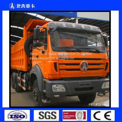 China Beiben 6x4 340HP 20Cube 10 Wheels Tipper Lorry Dump Truck for Sale