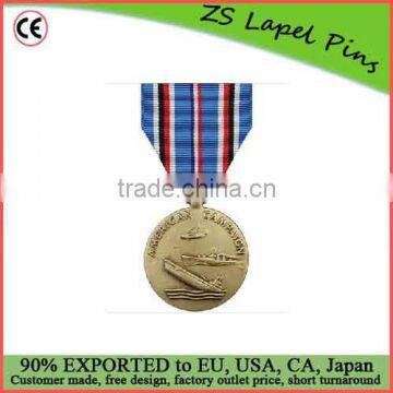 Personalized quality American Campaign Anodized Miniature Medal - WW II