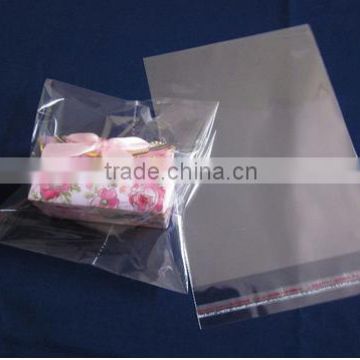 opp clear transparent self adhesive glue seal plastic bags