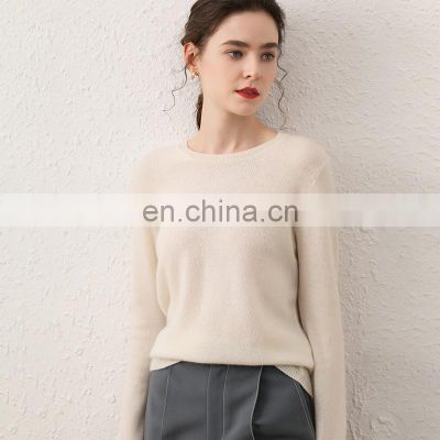 Custom Winter Cashmere Knit Sweater Women Wool Knitwear