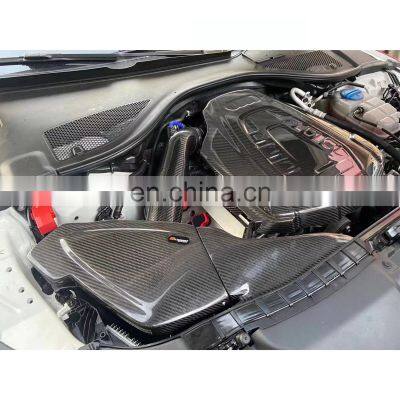 Big Promotion Perfect Fitment Aerodynamic Carbon Fiber Air Intake Kit Manifold For AUDI A7 C7 3.0T