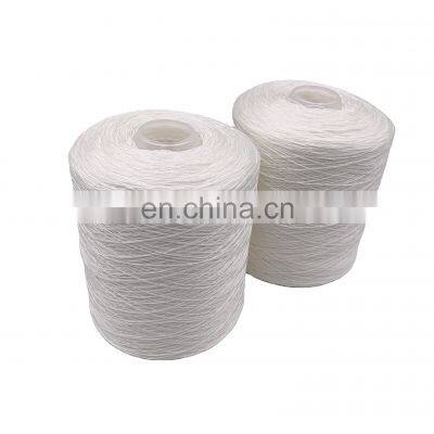 Bonded Leather Sewing Thread Round Waxed Thread Raw White