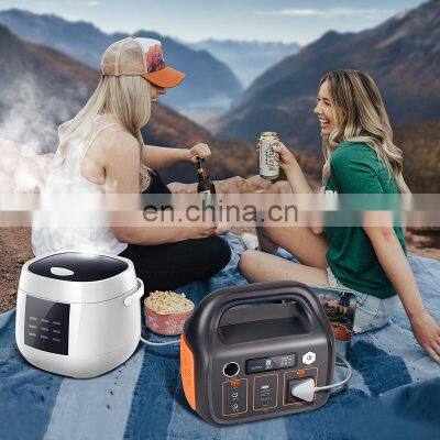 High Lithium Battery 500W LCD Display AC110V 220V 518Wh Li Ion Usb Outdoor Portable Charger Power Station for Electronics photo-2