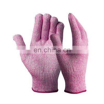 Food Grade Anti-cut No Anti Cut Resistant Proof Cut-resistant Hand Gloves level 5 colorful