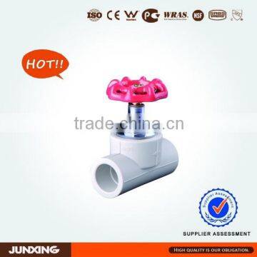 polypropylene PPR fittings fusion brass stop valve PN25 for water