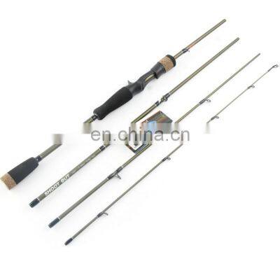 4 Sections Spinning Fishing Poles 1.8/1.98/2.1m Actions 5-22g Lure Weight Carbon Carp Fishing Rod photo-4