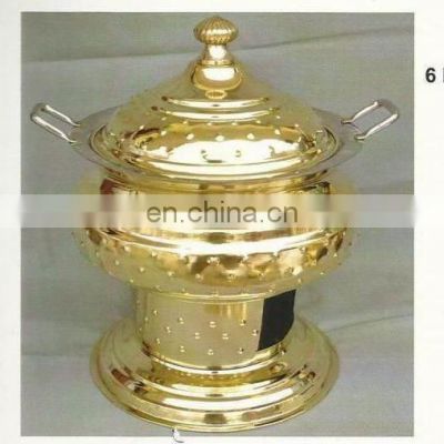 brass material chafing dish