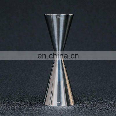 Triangle Short Shot Wholesale Stainless Steel Graded Slanted Slim Cocktail Jigger photo-4