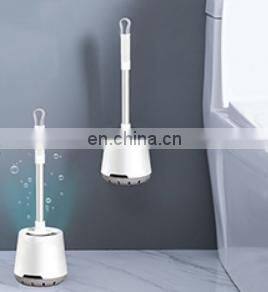 Современный дизайн 2021 года. Туалетная щетка из TPR для уборки в ванной комнате. Кремниевая туалетная щетка и затвор для унитаза. Туалетная щетка для установки на полу и на стене photo-5