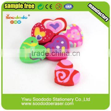 Cartoon Harmless Extruded Erasers Love Shape photo-4