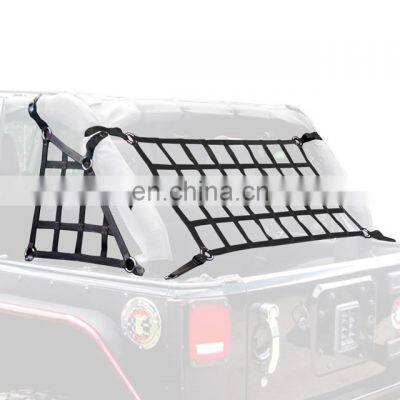 Cargo Net for Jeep Wrangler JK, 4door (2pcs rear side bars +1pcs rear+1pcs top)