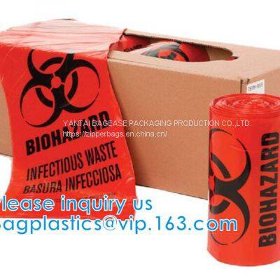 BIOHAZARD AUTOCLAVABLE,ASBESTOS, MEDICAL WASTE DISPOSAL SACKS, PATIENT BELONGING,SPECIMEN SAMPLING BAG