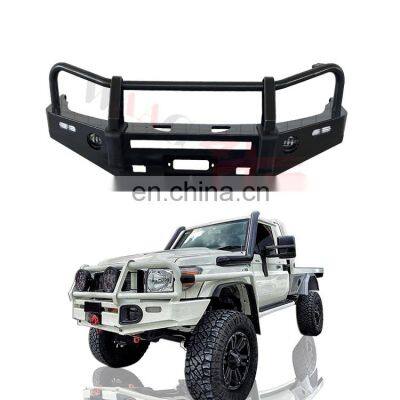 China Supplier Wholesale Car Front Bumper Bracket Off-road Pickup Lip Front Bullpen For Lc79