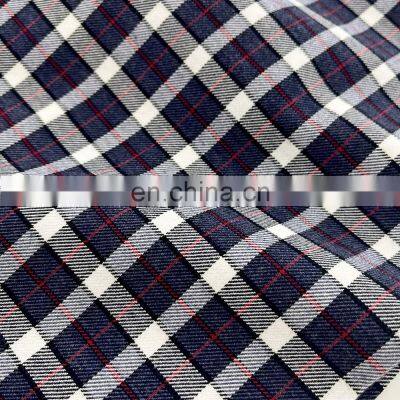 Stocklot Flanel Plaid Fabric Suppliers Twill 100 Cotton Check Woven Yarn Dyed Flannel Fabric for Shirt photo-2