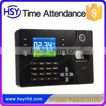 HSY-F81 RFID smart membership card biometric attendance machine with TCP/IP network port