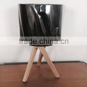 Folding Wooden Base Table Lamp