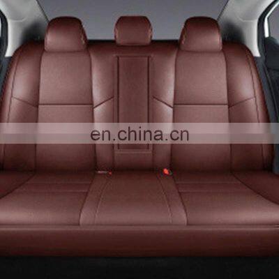 factory price Private label mixed color Black Brown Standard Imitation fiber leather 100% fitment car seat cover fit for tes la