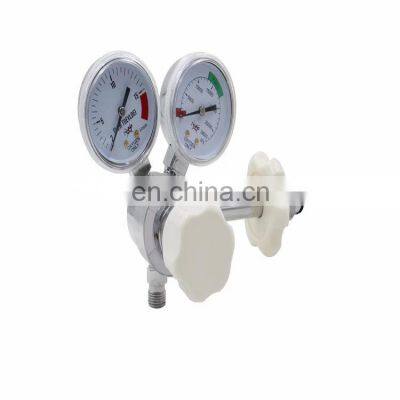 Double gauge of Gas Regulator, stainless material Oxygen Regulator