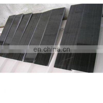 cheap price black wood grain marble tile