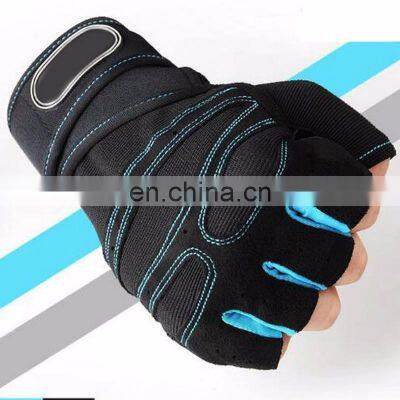 Hot Sale Weight Lifting Sport Gloves Half Finger Gym Building Gloves