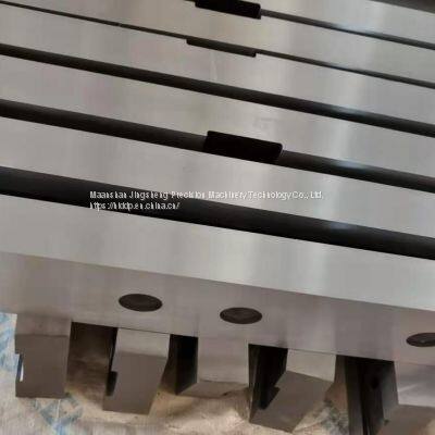 Alligator Scissors Blade Gantry Scissors Tiger-head Scissors Blade Bar Shearing Machine Knife Huahong Scrap Steel Iron Shearing Machine Knife Customization photo-2