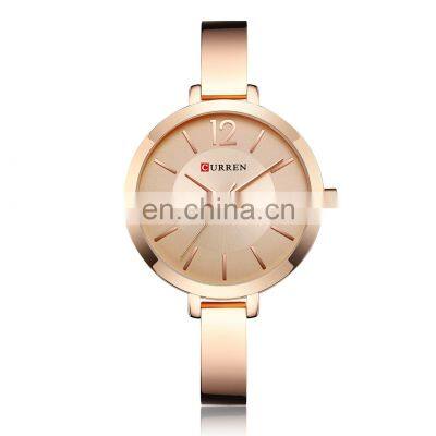 CURREN 9012 Thin Steel Belt Casual Simple Fashion Ladies Watch Hot Sale