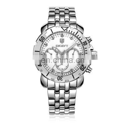 Stainless Steel Back Quartz Movt Wrist Watch Mens Modern Watch photo-5