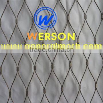 Steel Wire Rope Flexmesh, Stainless Steel Oxide Zoo Mesh,Ferruled Mesh,hand woven or ferruled | generalmesh