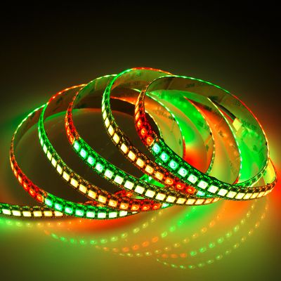 DC5V SK6812  RGB SMD5050 LED Strip Addressable RGB WS2812B Colorful Digital RGB Flexible LED Strip