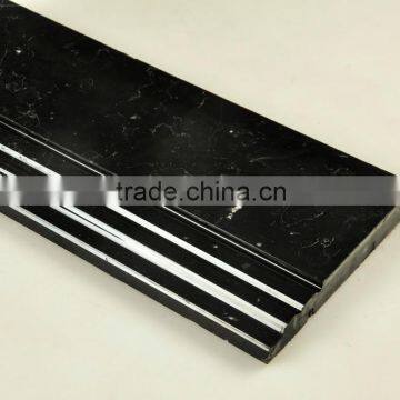 Black Marquina Marble Skriting 600*150mm photo-2