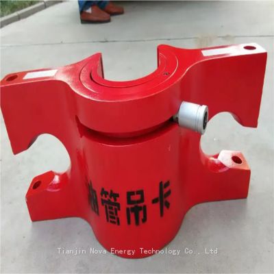 Locking ring oil pipe hanger