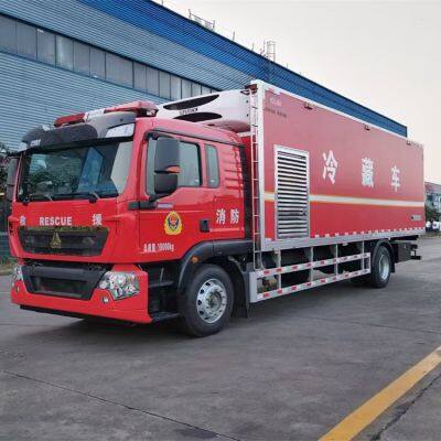 Export Heavy-duty HOWO Refrigerated Truck, 7.2 Meters Long, With a 250 HP Diesel Engine, Container photo-5