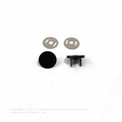 14MM Matte Black Ultra-thin Magnetic Button photo-3