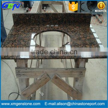 Factory Supply Natural Granite Polished Bathroom Vanity Top