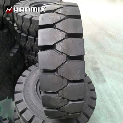 Hanmix Non-Marking Tractor Industrial Forklift Solid Factory Wholesale Tyres 6.00-9 6.50-10 28X9-15 Pneumatic Truck Steel Wheels Rubber Tire Llantas