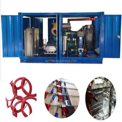 1500bar diesel High Pressure Cleaning of Chemical Plant Pipeline System