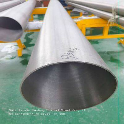 High Temperature Resistant Titanium Tubing GR2 Medical Use Pickled Titanium Pipe 219mm OD 6m Length